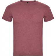   Tricou la baza gatului cu maneca scurta, Barbati, Roly, 2601E10279, Bumbac, Poliester, Rosu Heather Garnet