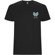   Tricou la baza gatului cu maneca scurta, Barbati, Roly, 2601E10467, Bumbac, Negru