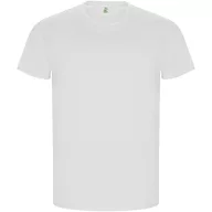   Tricou la baza gatului cu maneca scurta, Barbati, Roly, 2601E10287, Bumbac, Alb