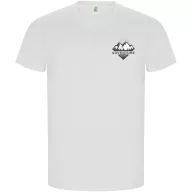   Tricou la baza gatului cu maneca scurta, Barbati, Roly, 2601E10287, Bumbac, Alb