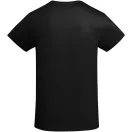 Tricou la baza gatului cu maneca scurta, Barbati, Roly, 2601E10167, Bumbac, Negru