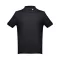Tricou polo barbati, 2509E15165, TH Clothes, Bumbac, Negru, S