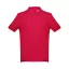 Tricou polo barbati, 2509E15159, TH Clothes, Bumbac, Poliester, Rosu, 3XL