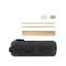 Set penar multifunctional cu accesorii birou, Everestus, 2601E13625, Ø70x210 mm, Poliester, Gri inchis
