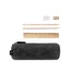 Set penar multifunctional cu accesorii birou, Everestus, 2601E13625, Ø70x210 mm, Poliester, Gri inchis