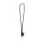 Lanyard, 2502E14271, Lanyard'IN, ⌀7 x 470 mm, Poliamida, Negru