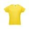 LUANDA. Men's t-shirt, Male, Jersey 100% cotton: 150 g/m². Colour 56: 90% cotton/10% viscose, Yellow, XS