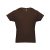 LUANDA. Men's t-shirt, Male, Jersey 100% cotton: 150 g/m². Colour 56: 90% cotton/10% viscose, Dark brown, L