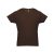 LUANDA. Men's t-shirt, Male, Jersey 100% cotton: 150 g/m². Colour 56: 90% cotton/10% viscose, Dark brown, L