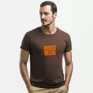 LUANDA. Men's t-shirt, Male, Jersey 100% cotton: 150 g/m². Colour 56: 90% cotton/10% viscose, Dark brown, XL