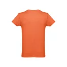 Tricou la baza gatului, Barbati, maneca scurta, TH Clothes, 2401E12330, Bumbac, Rosu terracotta, XL