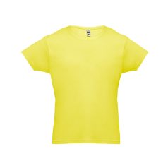   LUANDA. Men's t-shirt, Male, Jersey 100% cotton: 150 g/m². Colour 56: 90% cotton/10% viscose, Lime yellow, L