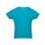 LUANDA. Men's t-shirt, Male, Jersey 100% cotton: 150 g/m². Colour 56: 90% cotton/10% viscose, Acqua blue, M
