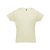 LUANDA. Men's t-shirt, Male, Jersey 100% cotton: 150 g/m². Colour 56: 90% cotton/10% viscose, Pastel yellow, XL