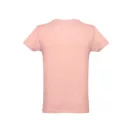 Tricou la baza gatului, Barbati, maneca scurta, TH Clothes, 2401E12334, Bumbac, Roz somon, M