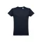Tricou la baza gatului, Barbati, maneca scurta, TH Clothes, 2401E12344, Bumbac, Albastru eclipse, XXL