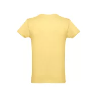   Tricou la baza gatului, Barbati, maneca scurta, TH Clothes, 2401E12347, Bumbac, Galben digital, S
