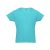 LUANDA. Men's t-shirt, Male, Jersey 100% cotton: 150 g/m². Colour 56: 90% cotton/10% viscose, Turquoise blue, 3XL