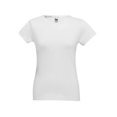   SOFIA. Women's t-shirt, Female, Jersey 100% cotton: 150 g/m², White, S