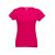 SOFIA. Women's t-shirt, Female, Jersey 100% cotton: 150 g/m². Colour 56: 90% cotton/10% viscose, Pink, L