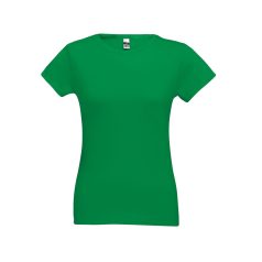   SOFIA. Women's t-shirt, Female, Jersey 100% cotton: 150 g/m². Colour 56: 90% cotton/10% viscose, Green, XL