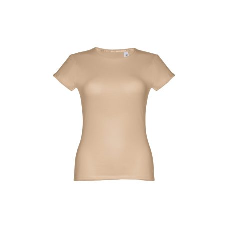 Tricou Dama, 42FEB233768, THC Sofia, Bumbac, Feminin, Maro Deschis, M
