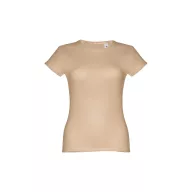   Tricou Dama, 42FEB233769, THC Sofia, Bumbac, Feminin, Maro Deschis, S