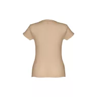   Tricou Dama, 42FEB233769, THC Sofia, Bumbac, Feminin, Maro Deschis, S