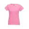 SOFIA. Women's t-shirt, Female, Jersey 100% cotton: 150 g/m². Colour 56: 90% cotton/10% viscose, Light pink, XL