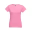 SOFIA. Women's t-shirt, Female, Jersey 100% cotton: 150 g/m². Colour 56: 90% cotton/10% viscose, Light pink, XL