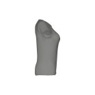 Tricou dama, 22FEB2229, L, feminin, Bumbac, Gri