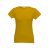 SOFIA. Women's t-shirt, Female, Jersey 100% cotton: 150 g/m². Colour 56: 90% cotton/10% viscose, Dark yellow, L