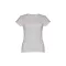Tricou la baza gatului, Dama, maneca scurta, TH Clothes, 2401E12357, Bumbac, Gri deschis, L