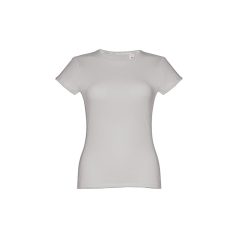   Tricou la baza gatului, Dama, maneca scurta, TH Clothes, 2401E12359, Bumbac, Gri deschis, S