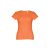 Tricou la baza gatului, Dama, maneca scurta, THClothes, 2401E12362, Bumbac, Rosu terracotta, L