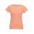 SOFIA. Women's t-shirt, Female, Jersey 100% cotton: 150 g/m². Colour 56: 90% cotton/10% viscose, Salmon, L