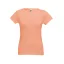 SOFIA. Women's t-shirt, Female, Jersey 100% cotton: 150 g/m². Colour 56: 90% cotton/10% viscose, Salmon, XL