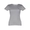 SOFIA. Women's t-shirt, Female, Jersey 100% cotton: 150 g/m². Colour 56: 90% cotton/10% viscose, Heather light grey, L
