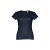 Tricou la baza gatului, Dama, maneca scurta, THClothes, 2401E12367, Bumbac, Albastru eclipse, L