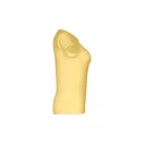 Tricou la baza gatului, Dama, maneca scurta, TH Clothes, 2401E12374, Bumbac, Galben digital, S