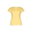 Tricou la baza gatului, Dama, maneca scurta, TH Clothes, 2401E12375, Bumbac, Galben digital, XL