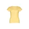 Tricou la baza gatului, Dama, maneca scurta, TH Clothes, 2401E12376, Bumbac, Galben digital, XXL