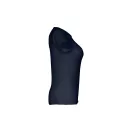 Tricou la baza gatului, Dama, maneca scurta, TH Clothes, 2401E12380, Bumbac, Albastru eclipse, 3XL
