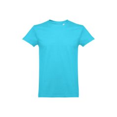   ANKARA. Men's t-shirt, Male, Jersey 100% cotton: 190 g/m². Colour 56: 90% cotton/10% viscose, Turquoise blue, M