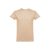 Tricou la baza gatului, Barbati, maneca scurta, TH Clothes, 2401E12382, Bumbac, Maro deschis, 3XL
