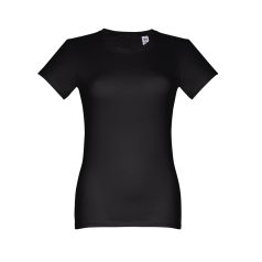   ANKARA WOMEN. Women's t-shirt, Female, Jersey 100% cotton: 190 g/m². Colour 56: 90% cotton/10% viscose, Black, M
