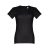 ANKARA WOMEN. Women's t-shirt, Female, Jersey 100% cotton: 190 g/m². Colour 56: 90% cotton/10% viscose, Black, M