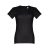 ANKARA WOMEN. Women's t-shirt, Female, Jersey 100% cotton: 190 g/m². Colour 56: 90% cotton/10% viscose, Black, XL