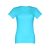 ANKARA WOMEN. Women's t-shirt, Female, Jersey 100% cotton: 190 g/m². Colour 56: 90% cotton/10% viscose, Turquoise blue, L