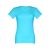 ANKARA WOMEN. Women's t-shirt, Female, Jersey 100% cotton: 190 g/m². Colour 56: 90% cotton/10% viscose, Turquoise blue, M